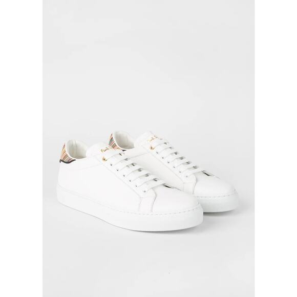 NWT $475 PAUL SMITH Leather MultiStripe Sneakers UK 7/US 8 main image 4